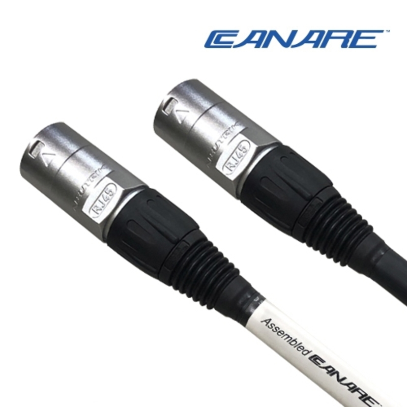 카나레 CAT6 SFTP 오디오 랜케이블, 길이선택, RJC6-4P-SFM, CL6-SFB